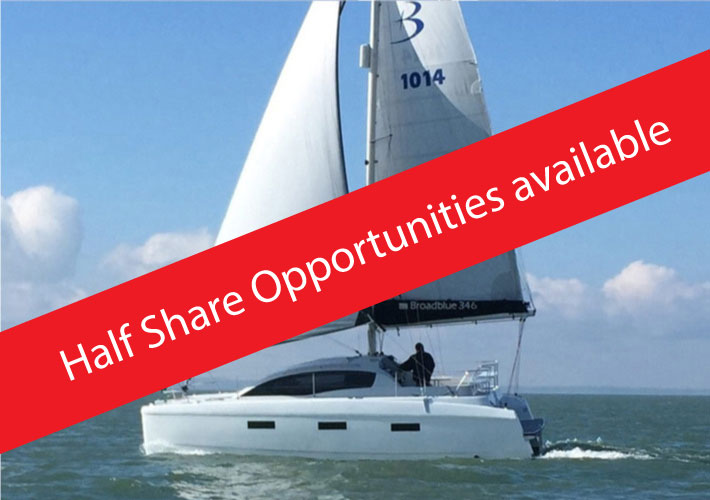 Broadblue 346 Catamaran boat share scheme